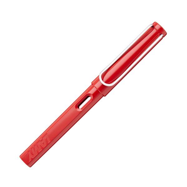 Lamy 016 Safari Red Fountain Pen M-Nib
