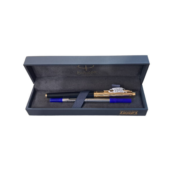 Parker Aster Essential Black & Gold GT Rollerball Pen