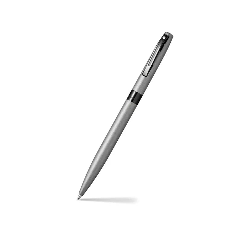 Sheaffer REMINDER 9019 Matte Gray With Black PVD Trim Ballpoint Pen