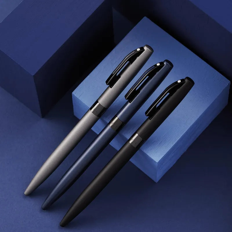 Sheaffer REMINDER 9019 Matte Gray With Black PVD Trim Ballpoint Pen