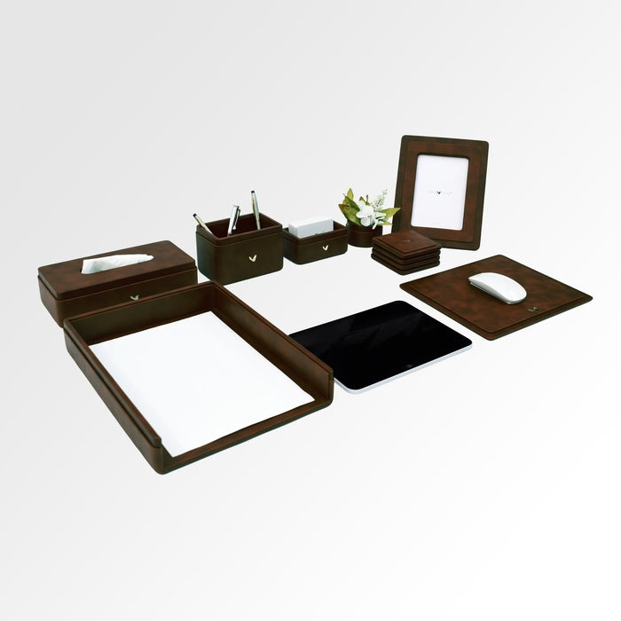 Unmet Desire Desk Set | Light | SO8 | Classic | Brown