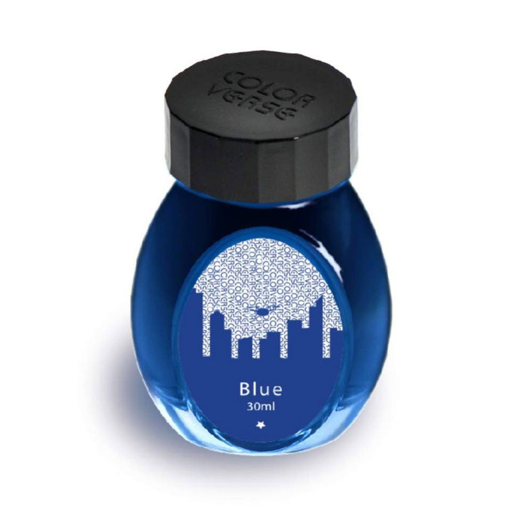 Colorverse Blue | Fountain Pen Ink Bottle | 30ml | Dye Based | Office Series