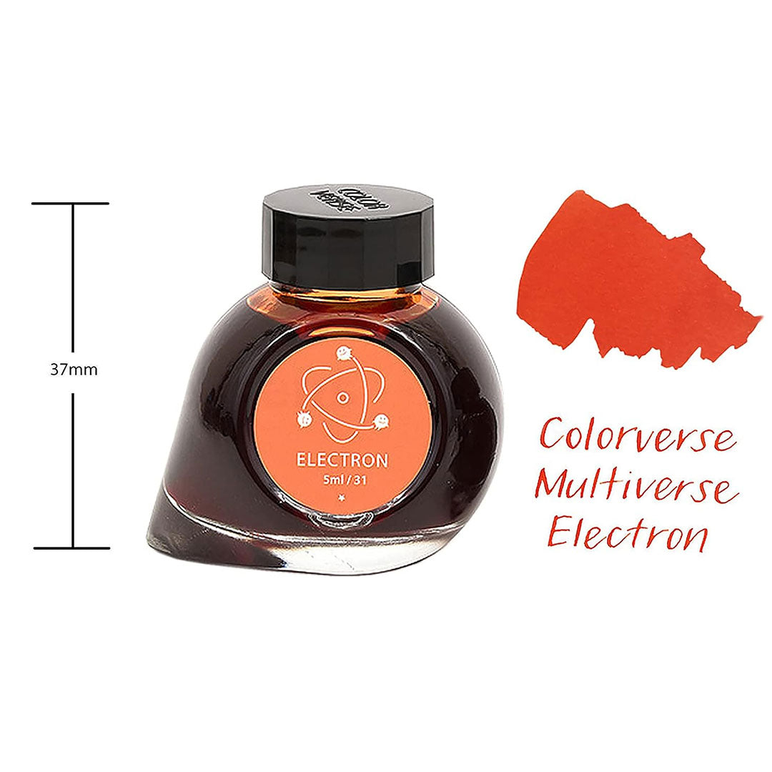 Colorverse Mini |  Black | Fountain Pen Bottled Ink | 5ml | Electron