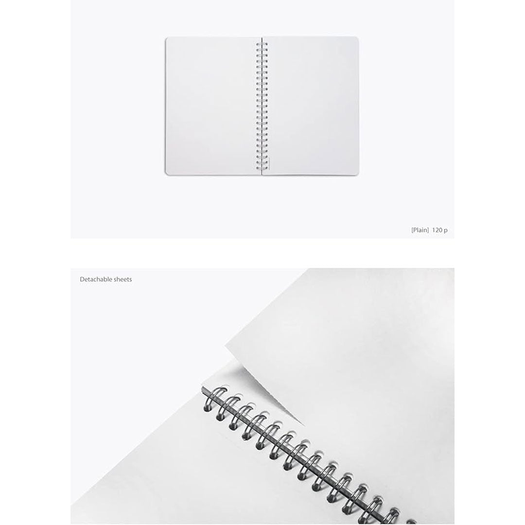 Colorverse | Nebula | Casual Series | Spiral Bound Notebook | Plain | Turquoise