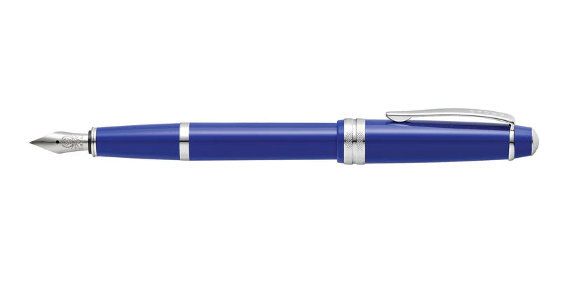 Cross AT0746-4MS Bailey Light™ Polished Blue Resin Medium Nib Fountain Pen