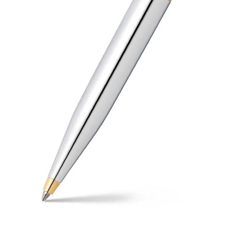 Sheaffer 9422 VFM Polished Chrome with Gold Plated Trim Ballpoint Pen