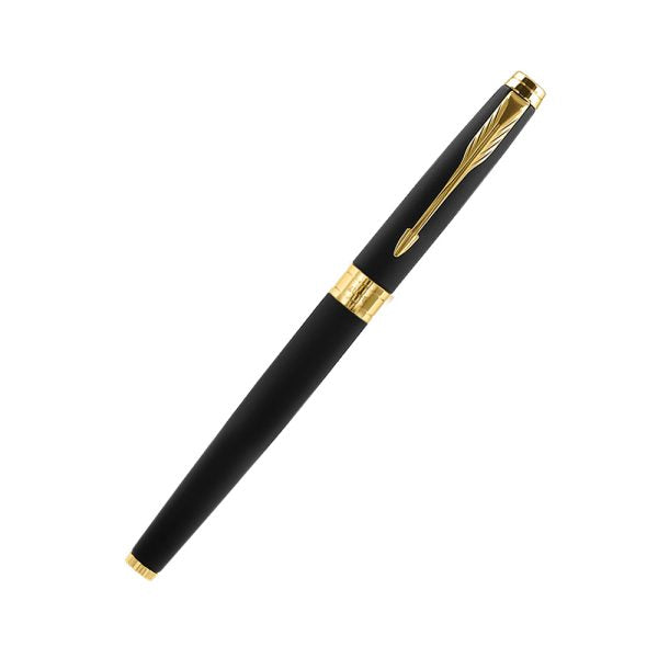 Parker Aster Matte Black GT Rollerball Pen With Large Notebook