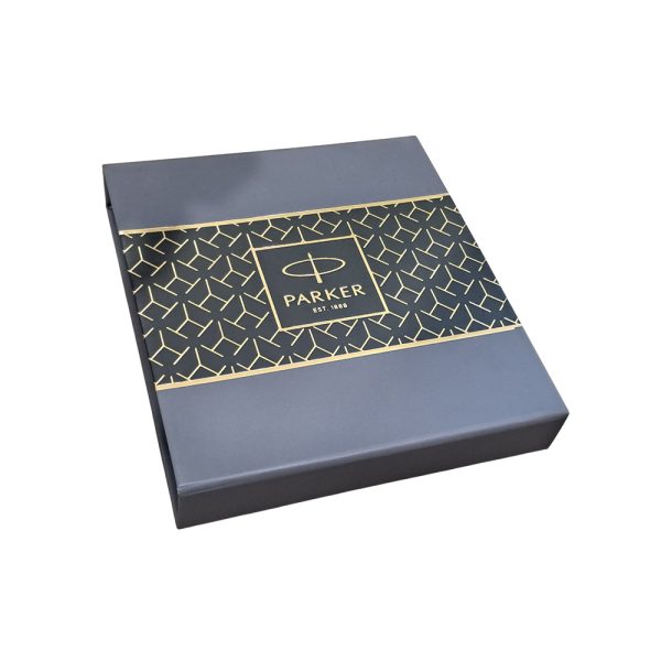 Parker Aster Giftset Shiny Chrome GT Rollerball Pen with Wallet