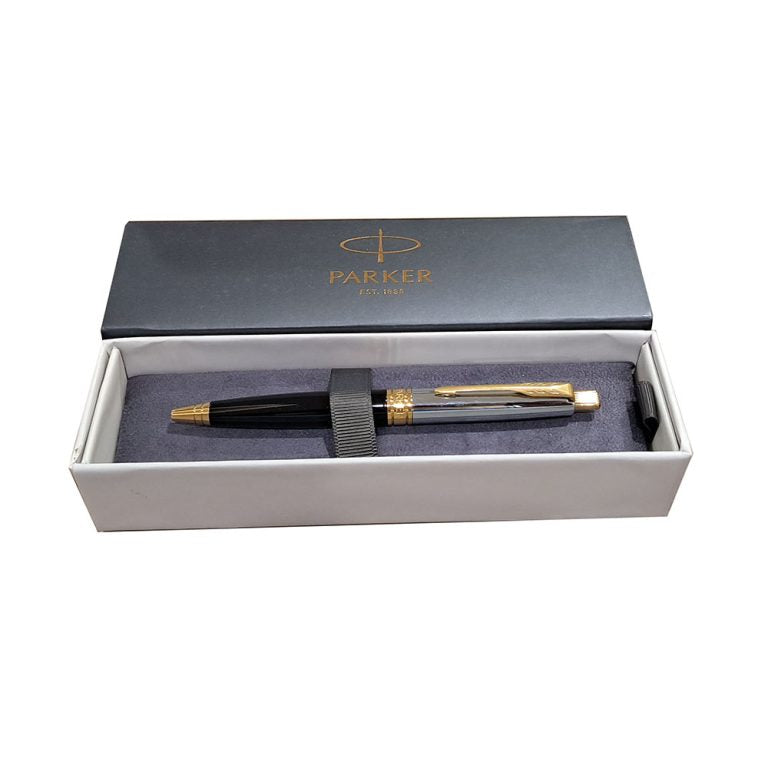 Parker Aster Shiny Black GT Ballpoint Pen