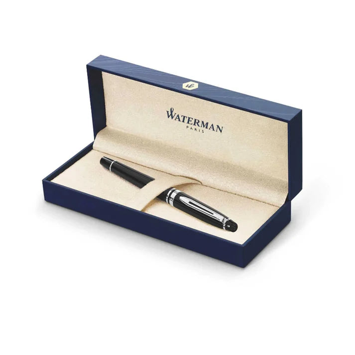 Waterman Expert Mars Black Chrome Trim Rollerball Pen