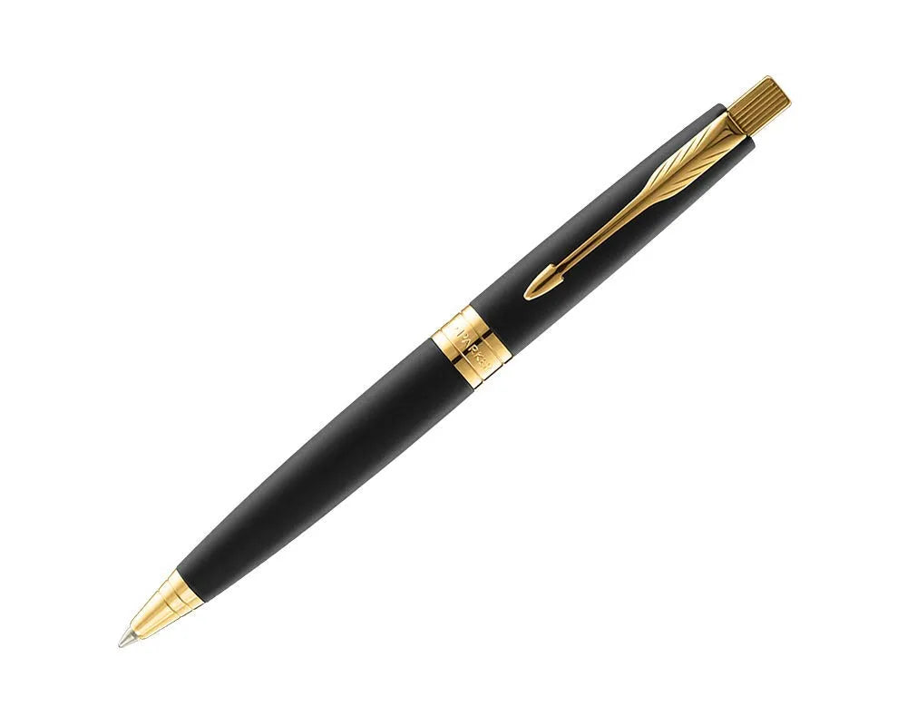 Parker Aster Matte Black GT Ball Pen With Card Holder