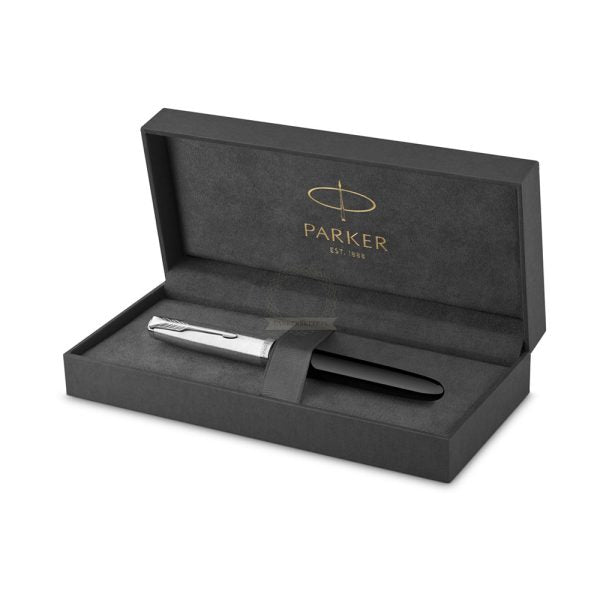 Parker 51 Black Resin CT Fountain Pen Medium Nib