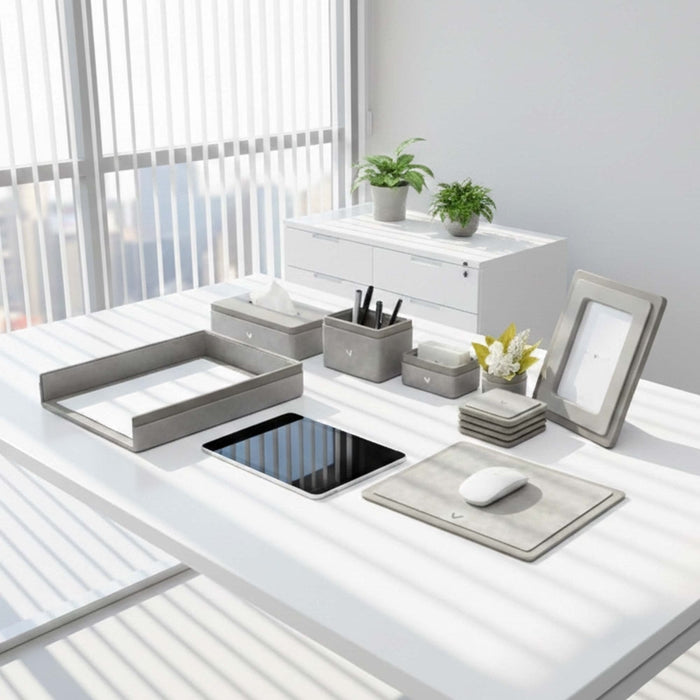 Unmet Desire Desk Set | Light | SO8 | Moderno | Grey