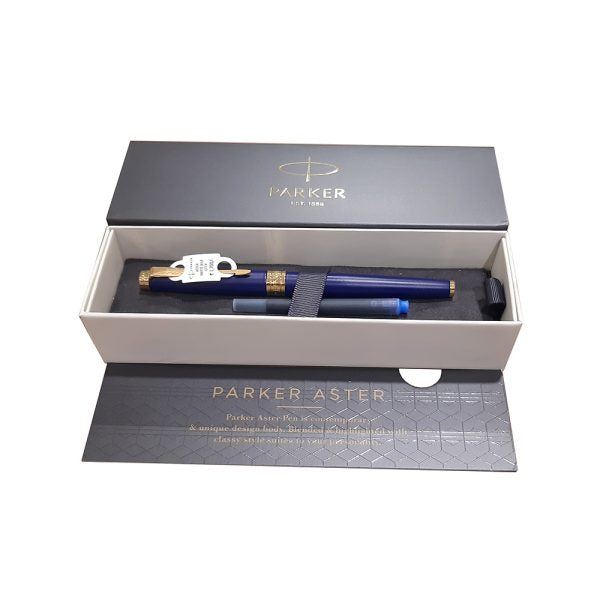 Parker Aster Matte Blue GT Fountain Pen