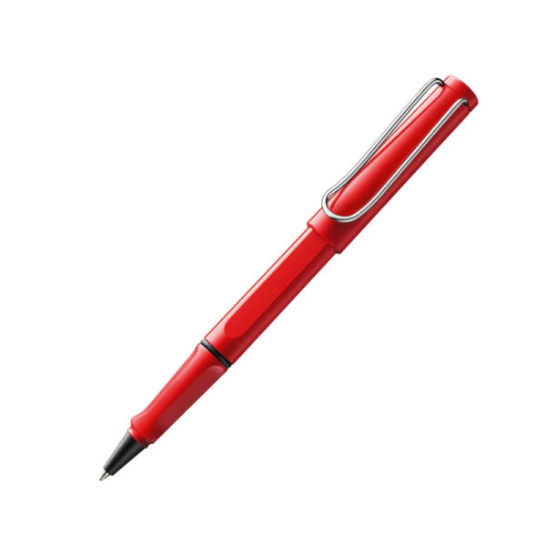 Lamy Safari 316 Red with Metal Clip Rollerball Pen