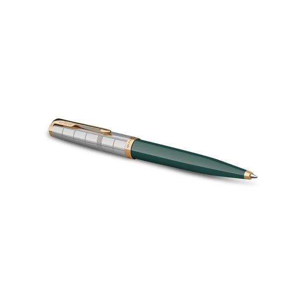 Parker 51 Forest Green Gold Trim Ballpoint Pen