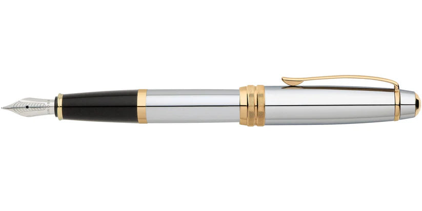 Cross AT0456-6MS Bailey™ Medalist® Stainless Steel Medium Nib Fountain Pen