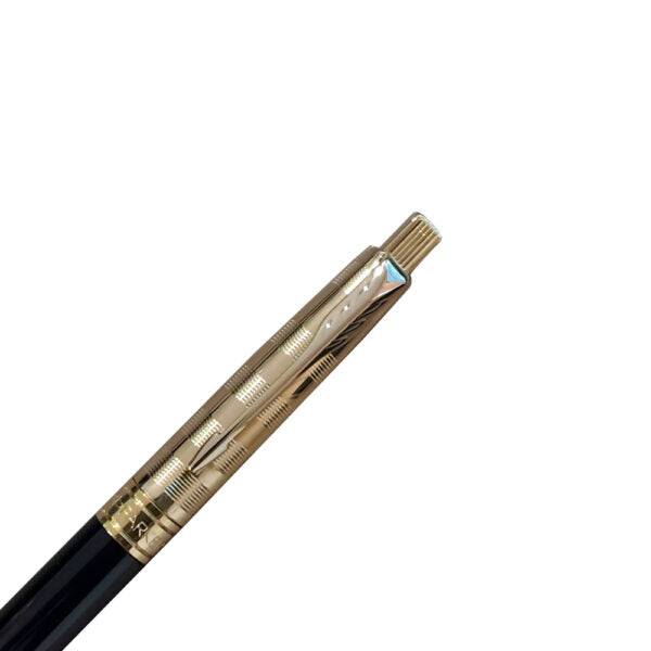 Parker Aster Black & Gold Deluxe Gold Trim Ballpoint Pen