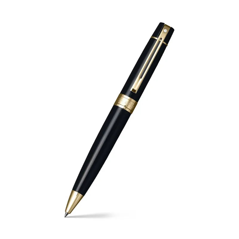 Sheaffer 9325 Gift 300 with Gold Tone Trim Glossy Black Ballpoint Pen