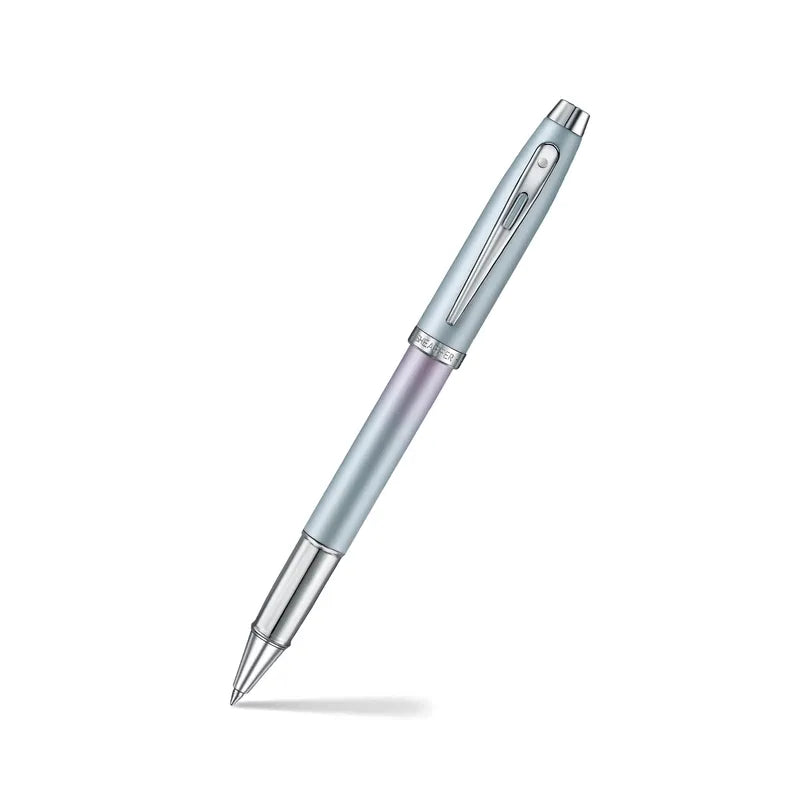Sheaffer Expressions 100 9376 Blue and Pink Pearlised Gradient with Chrome-plated Trims Rollerball Pen