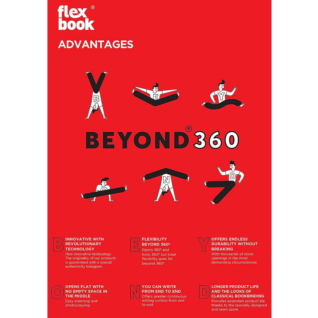 Flexbook | Ruled | Pocket A6 Size Notebook | Elephant | Adventure Series