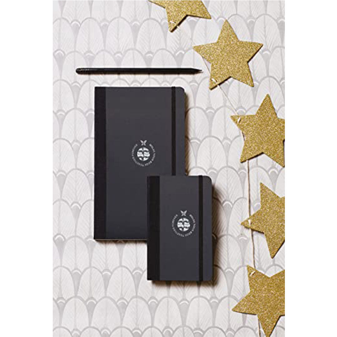 Flexbook | Open Date | Medium A5 Size Planner | Black | Flex Global