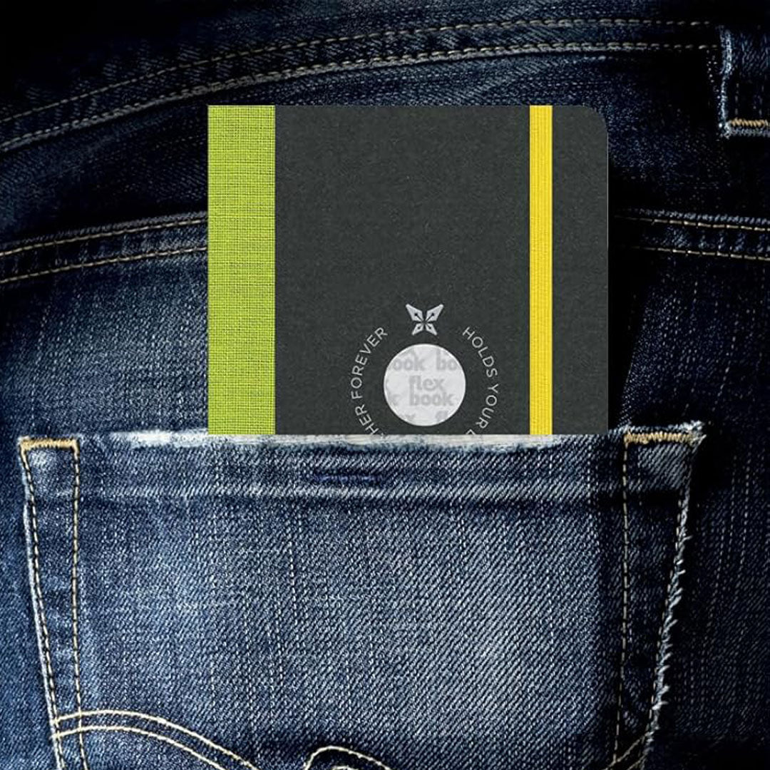 Flexbook | Ruled | Pocket A6 Size Notebook | Light Green | Flex Global