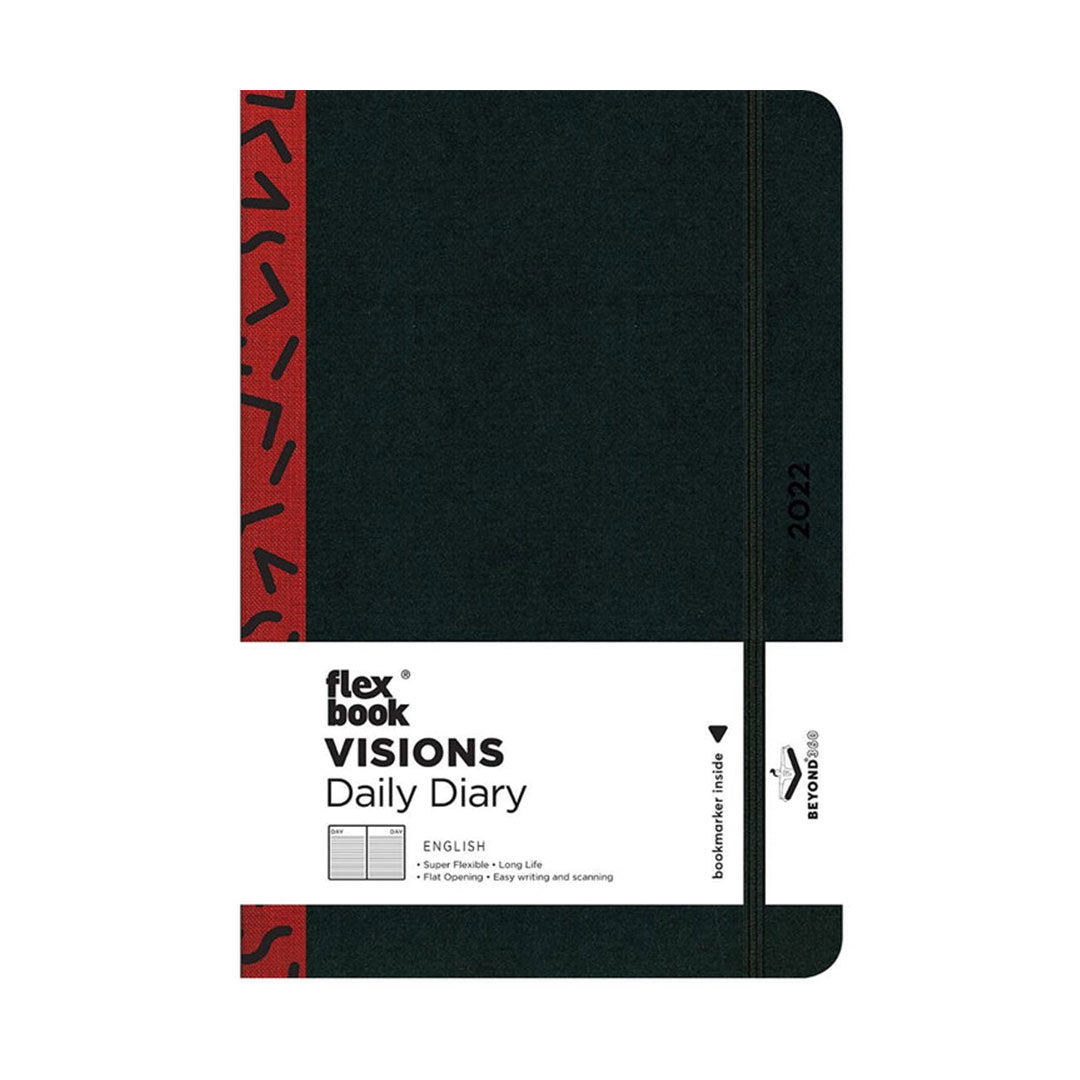 Flexbook | Visions Series | Red| Ruled | Medium