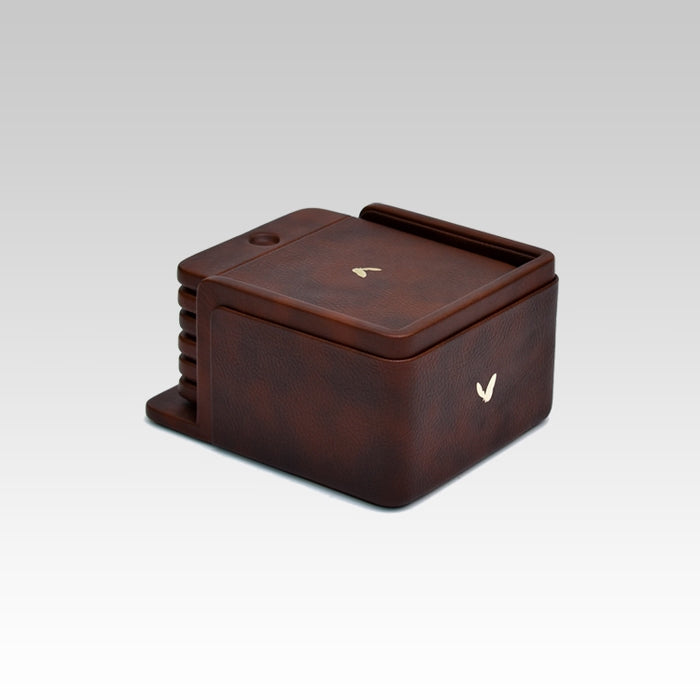Unmet Desire Rectangular Coasters - Set of Six - Classic - Brown