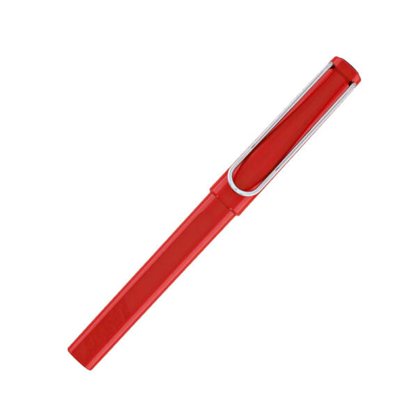 Lamy Safari 316 Red with Metal Clip Rollerball Pen