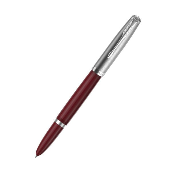 Parker 51 Burgundy Resin CT Fountain Pen – Medium Nib