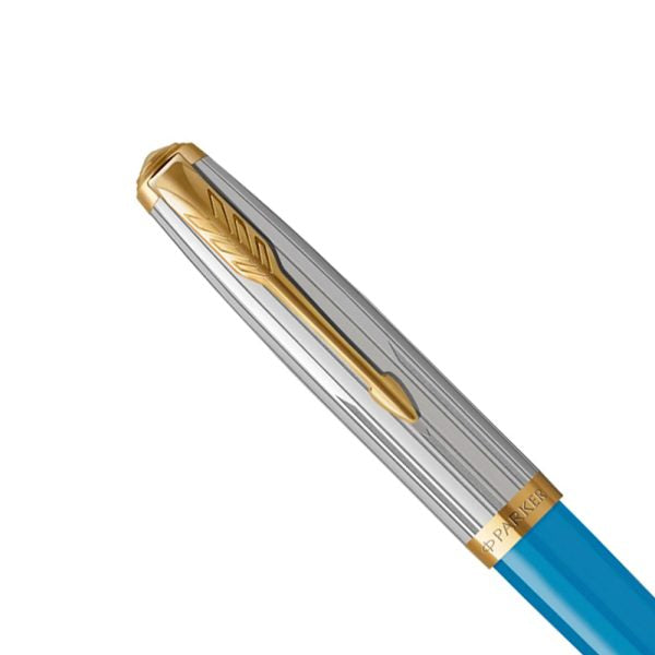 Parker 51 Turquoise GT Fountain Pen Fine Nib