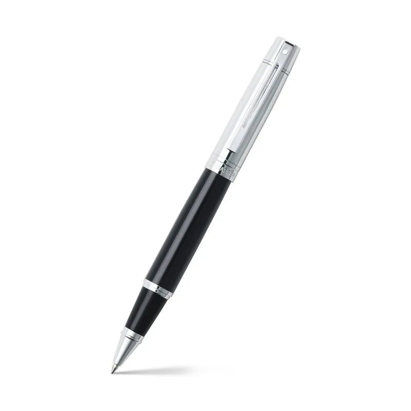 Sheaffer 9314 Gift 300 Glossy Black and Chrome with Chrome-Plated Trim Rollerball Pen