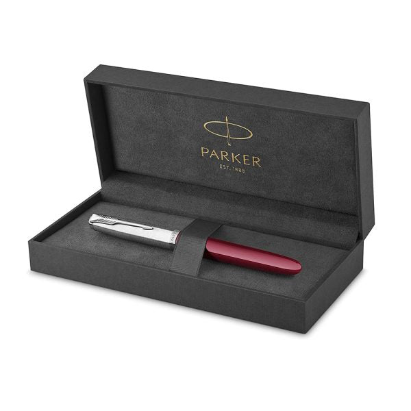 Parker 51 Burgundy Resin CT Fountain Pen – Medium Nib