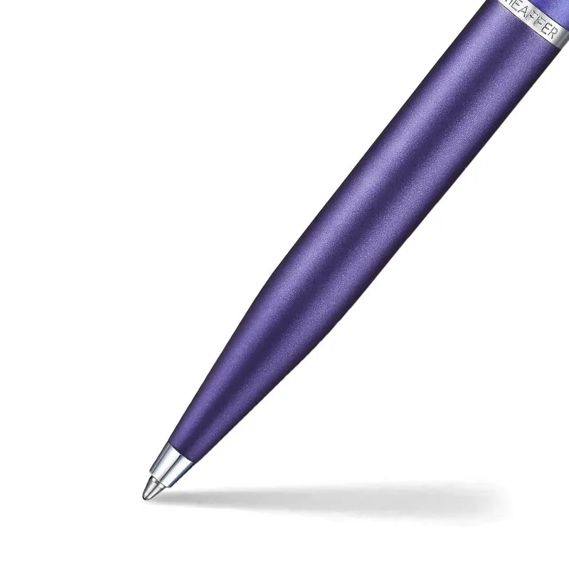 Sheaffer Expressions VFM 9430 Blue and Purple Pearlised Gradient with Chrome-Plated Trims Ballpoint Pen