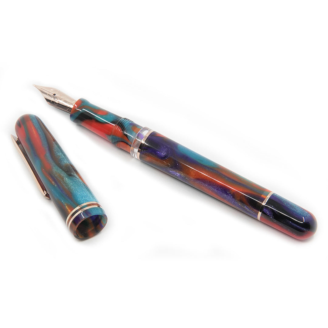 Gioia | Metis Fountain Pen | Iride Rose Gold | Stub Nib