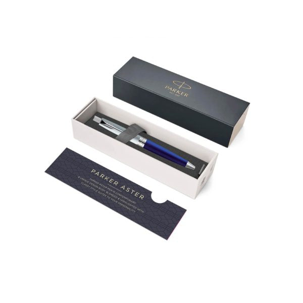 Parker Aster Silver Blue CT Ballpoint Pen