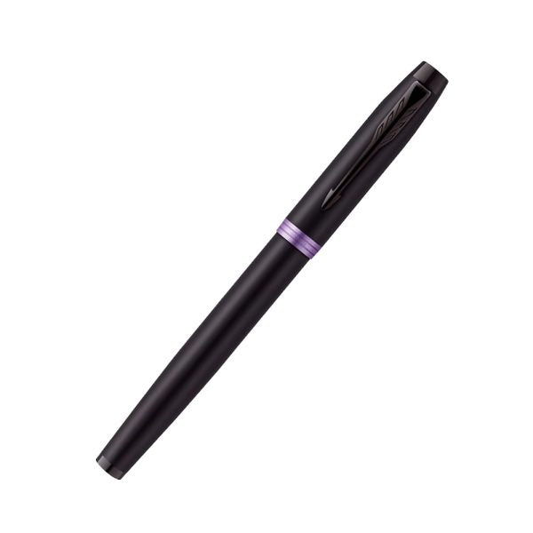 Parker IM Amethyst Purple Black Metal Trim Fountain Pen