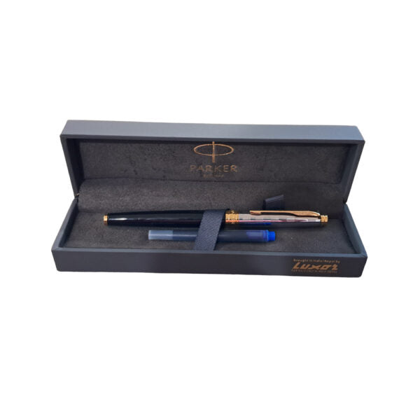 Parker Aster Black & Chrome Deluxe GT Fountain Pen
