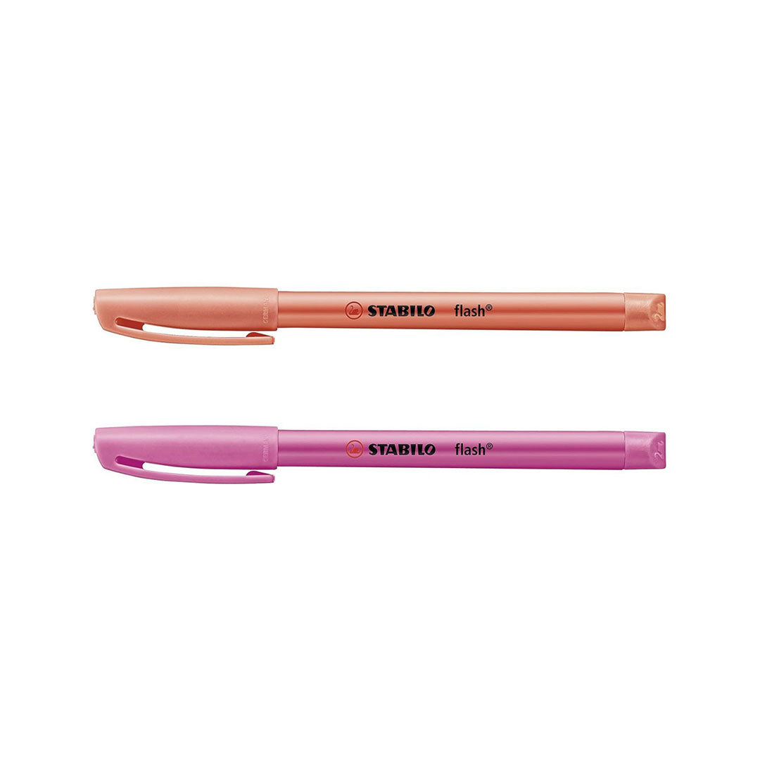 Stabilo | Flash | Highlighter | Pack Of 2 | Yellow and Orange