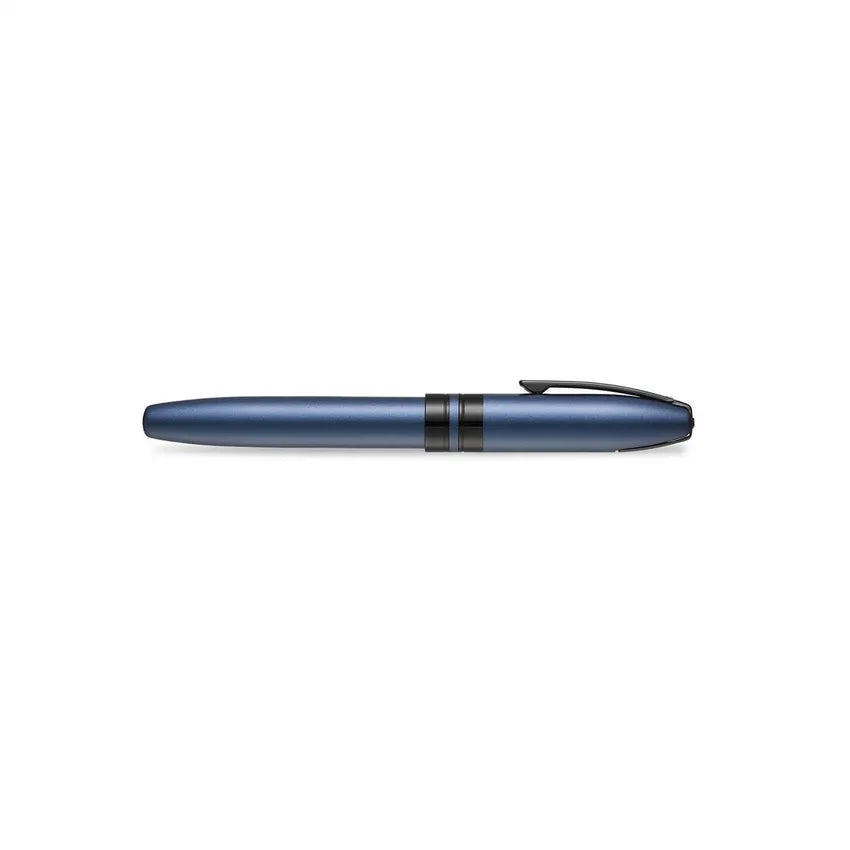Sheaffer ICON 9110 Metalic Blue Fountain Pen With Gloss Black PVD Trim - Medium