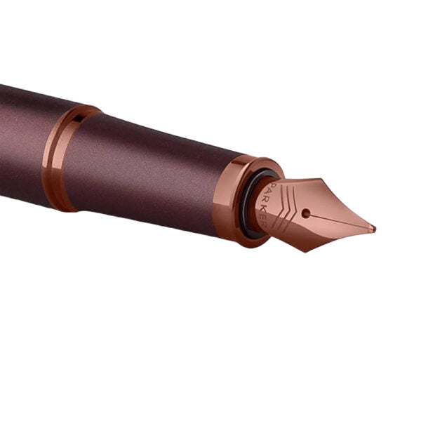 Parker IM Monochrome Burgundy Trim Fountain Pen