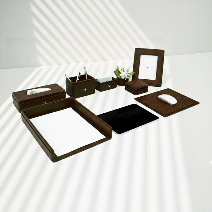Unmet Desire Desk Set | Light | SO8 | Classic | Brown