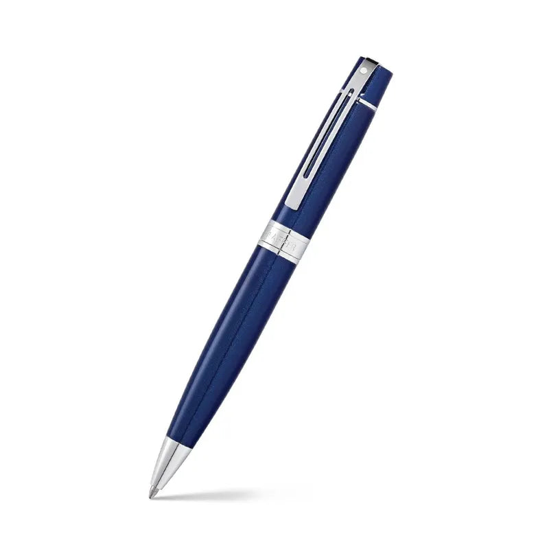 Sheaffer 9341 Gift 300 Glossy Blue with Chrome-Plated Trim Ballpoint Pen