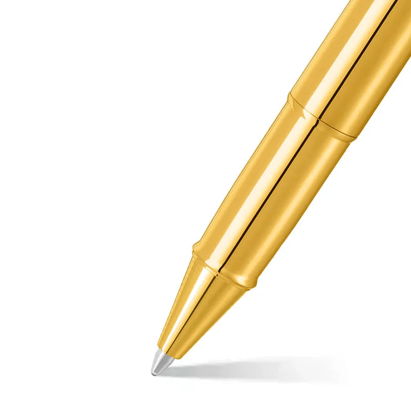 Sheaffer 100 9372 Glossy PVD Gold With PVD Gold Trim Rollerball Pen