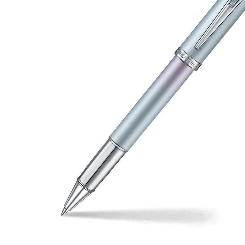 Sheaffer Expressions 100 9376 Blue and Pink Pearlised Gradient with Chrome-plated Trims Rollerball Pen