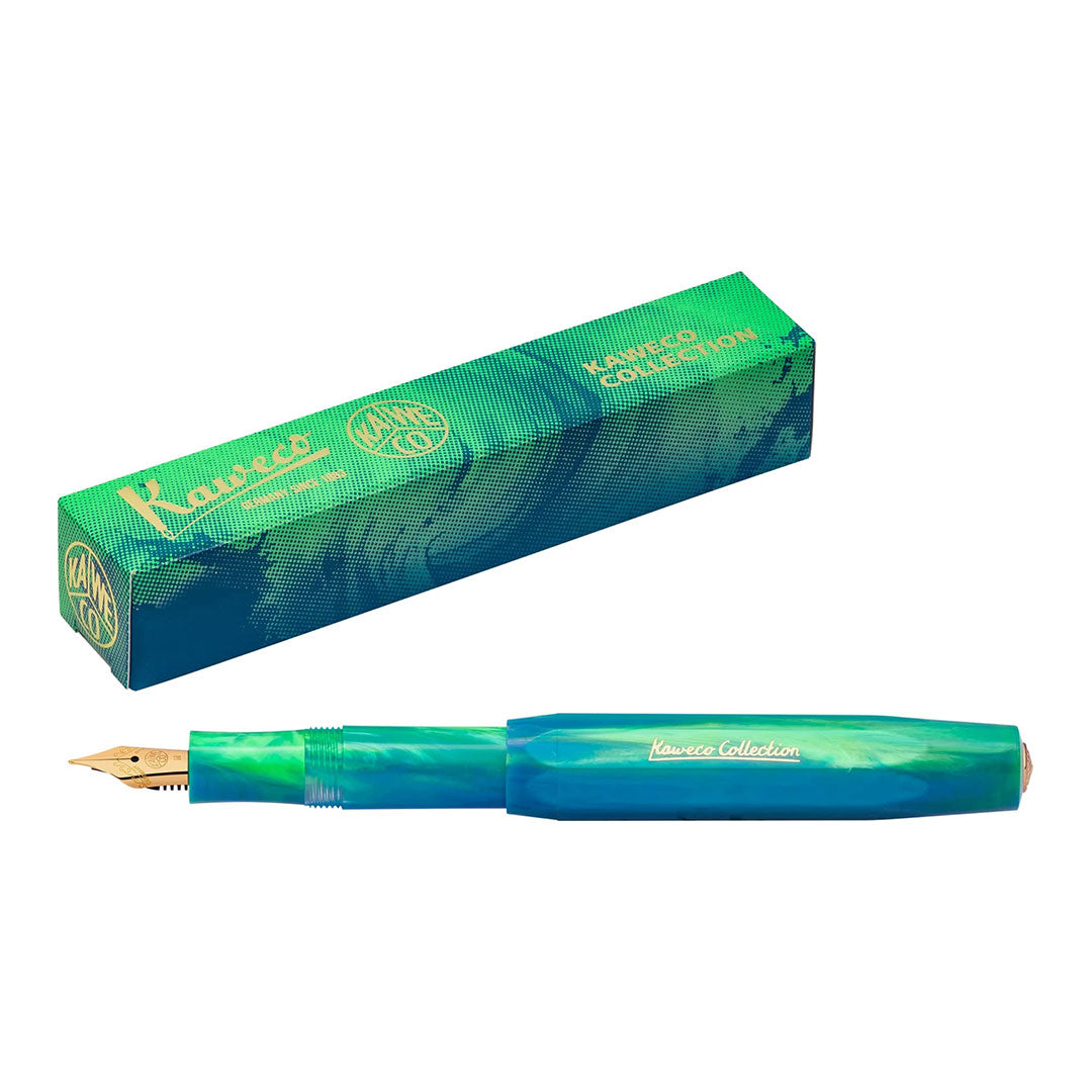 Kaweco COLLECTION Fountain Pen Marble Ocean