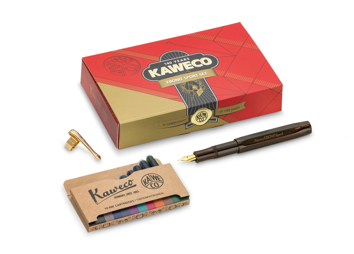 Kaweco EBONIT Sport Fountain Pen Set