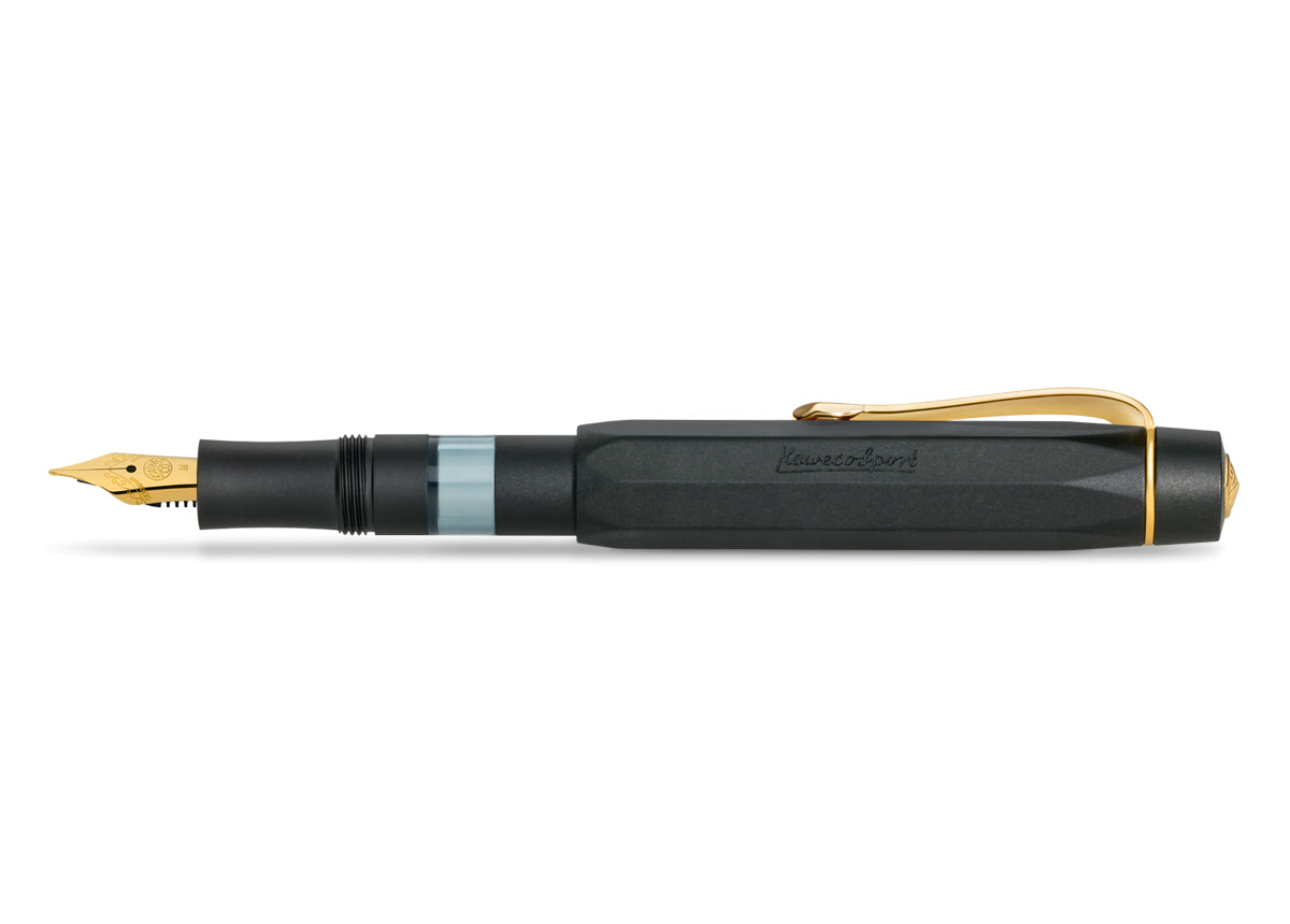 Kaweco PISTON SPORT AL Starter Set Black/Gold