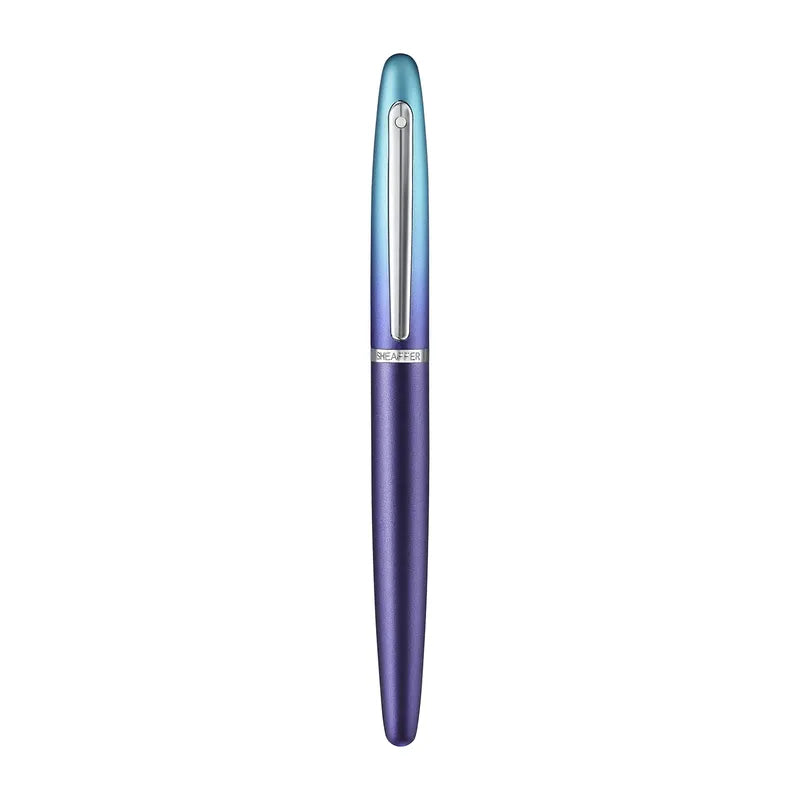 Sheaffer Expressions VFM 9430 Blue and Purple Pearlised Gradient  with Chrome-Plated Trim Rollerball Pen